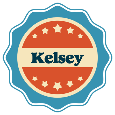 Kelsey labels logo