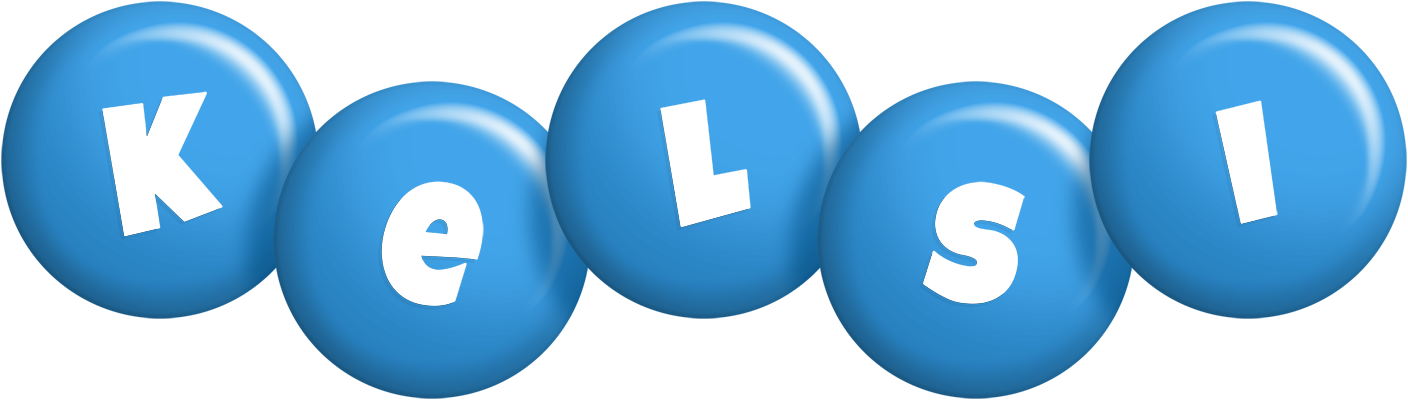 Kelsi candy-blue logo