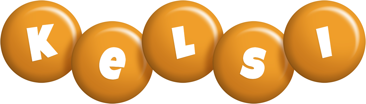 Kelsi candy-orange logo