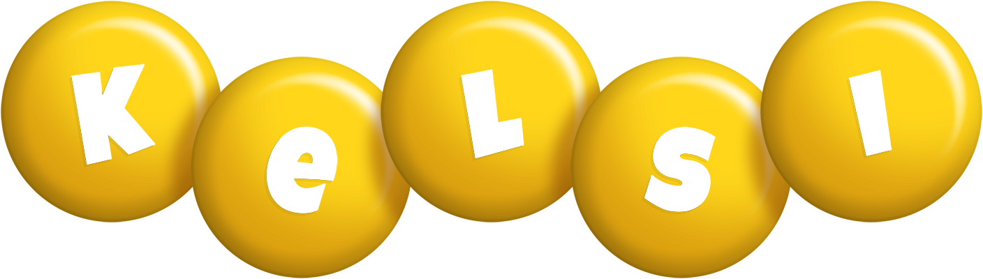 Kelsi candy-yellow logo