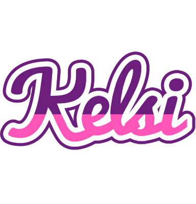Kelsi cheerful logo