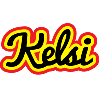 Kelsi flaming logo