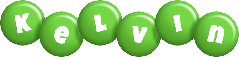 Kelvin candy-green logo
