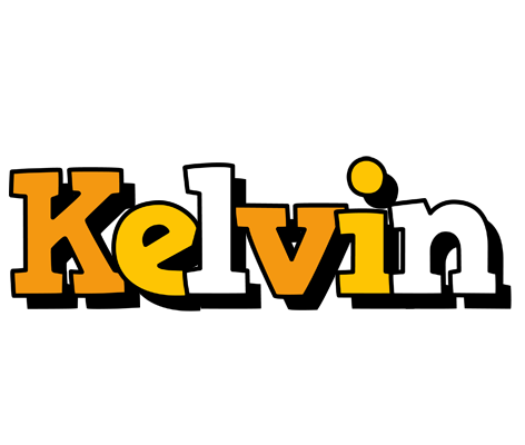Kelvin cartoon logo
