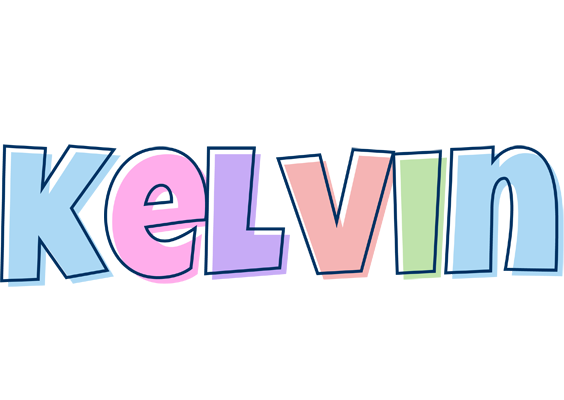 Kelvin pastel logo