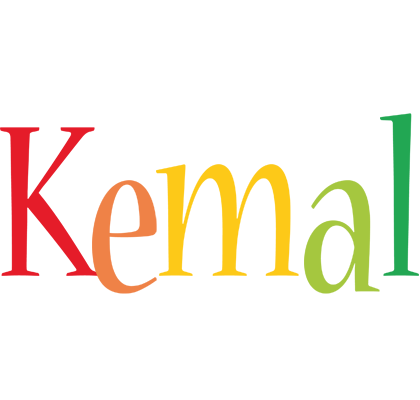 Kemal birthday logo