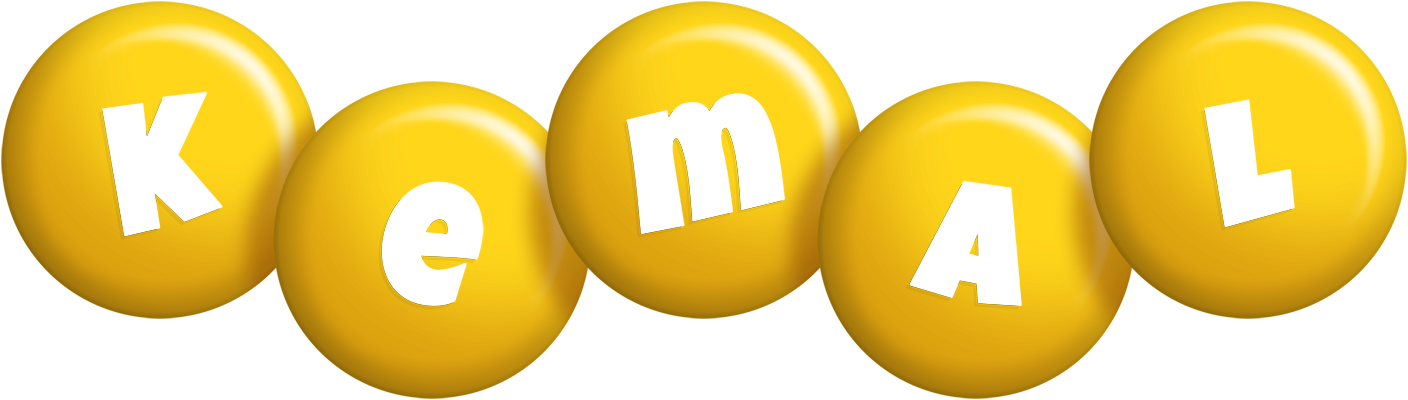Kemal candy-yellow logo