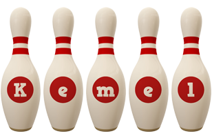 Kemel bowling-pin logo