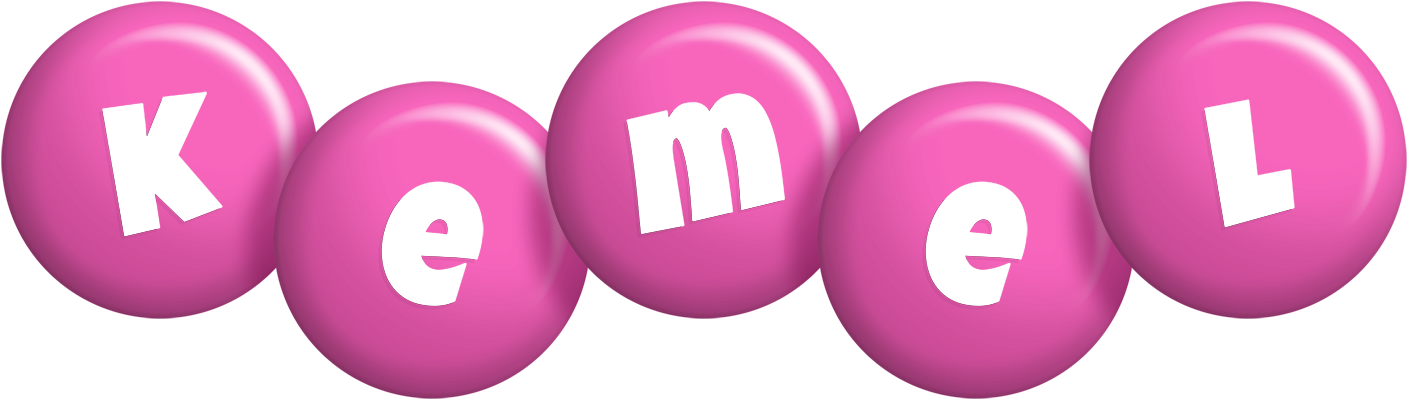 Kemel candy-pink logo