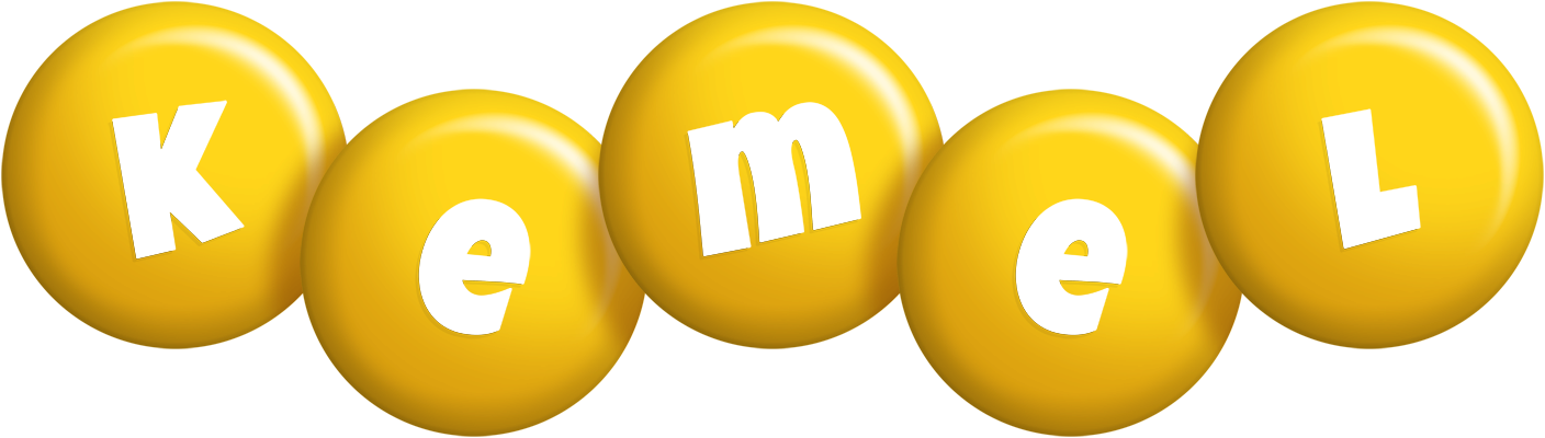 Kemel candy-yellow logo
