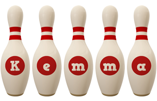 Kemma bowling-pin logo