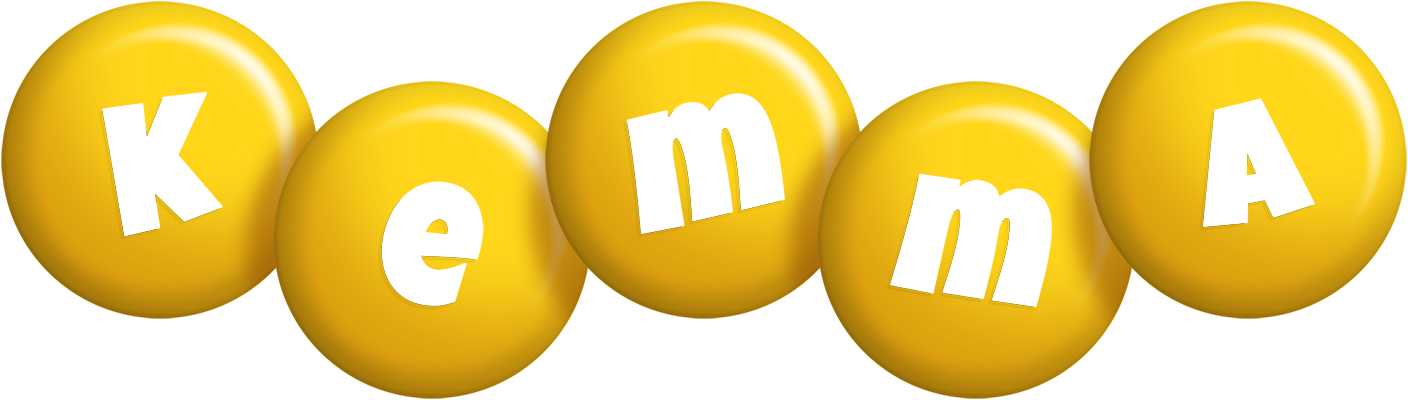 Kemma candy-yellow logo
