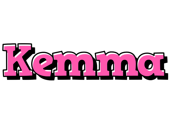 Kemma girlish logo