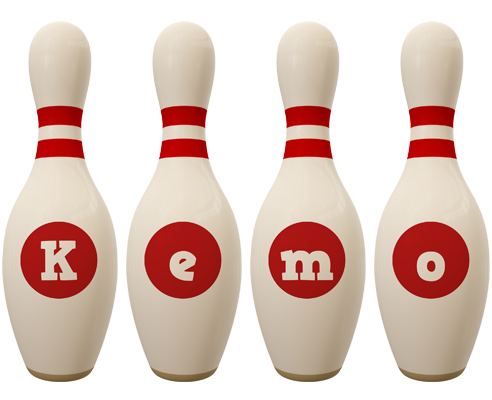 Kemo bowling-pin logo