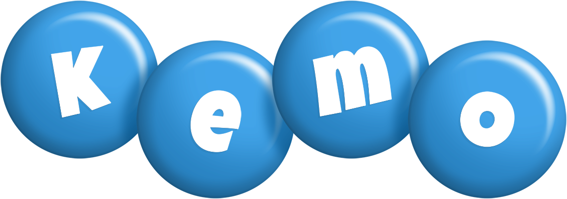 Kemo candy-blue logo
