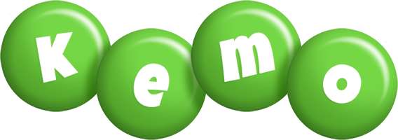 Kemo candy-green logo