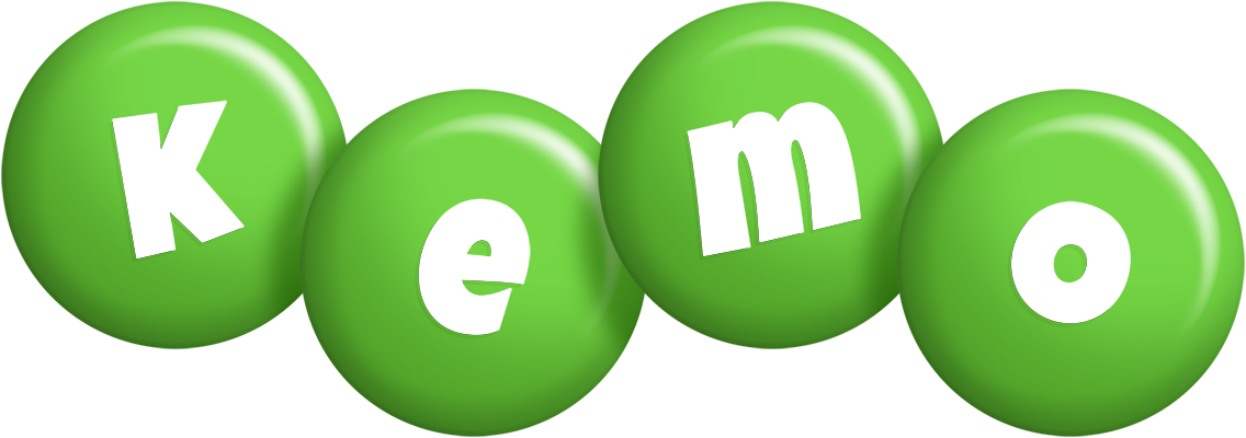Kemo candy-green logo