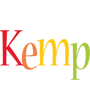Kemp birthday logo