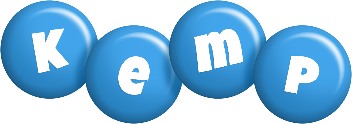 Kemp candy-blue logo
