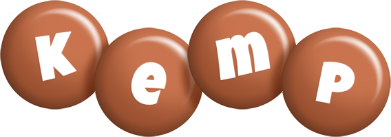 Kemp candy-brown logo