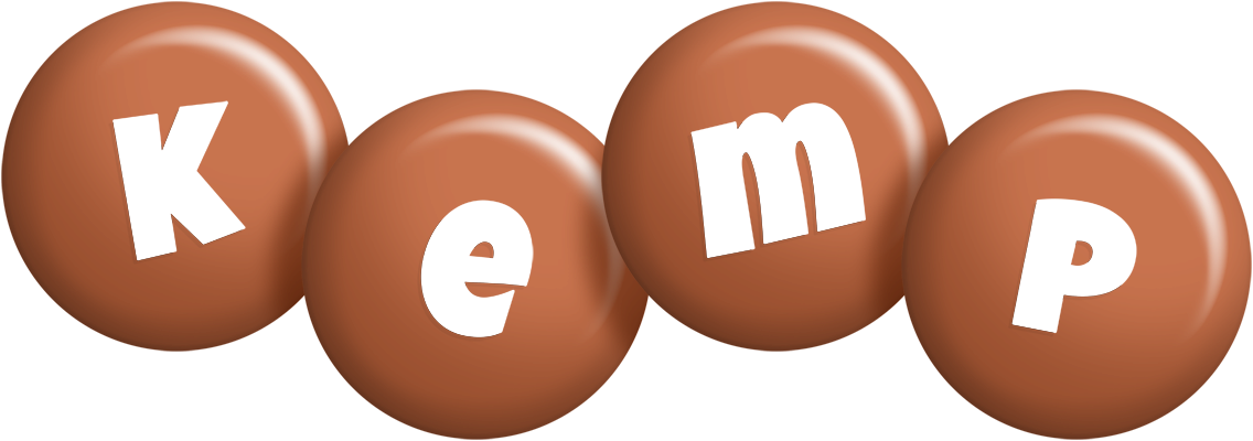 Kemp candy-brown logo