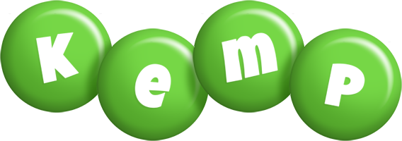 Kemp candy-green logo