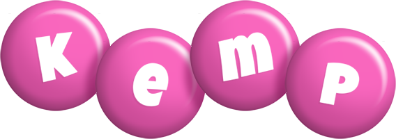 Kemp candy-pink logo