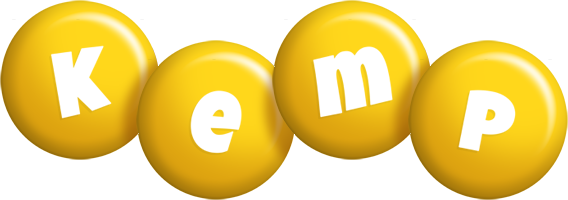 Kemp candy-yellow logo