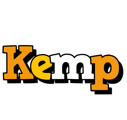 Kemp cartoon logo