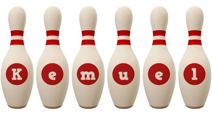 Kemuel bowling-pin logo