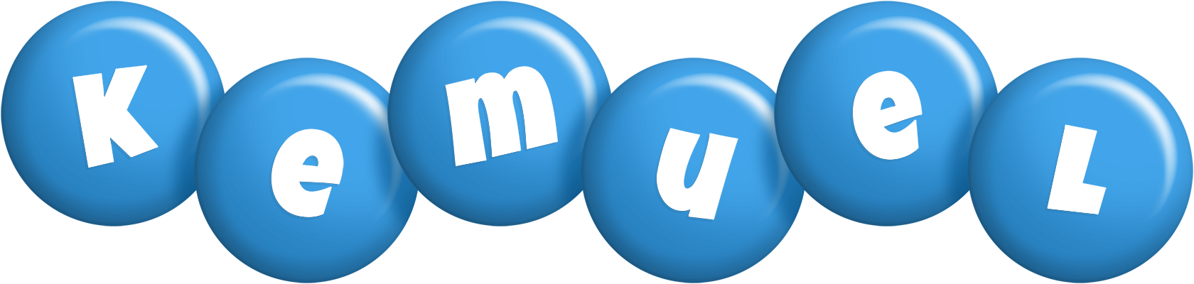 Kemuel candy-blue logo