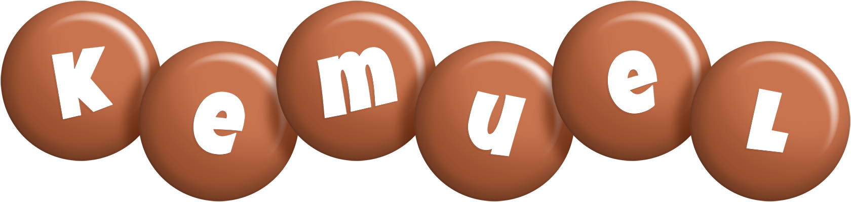 Kemuel candy-brown logo