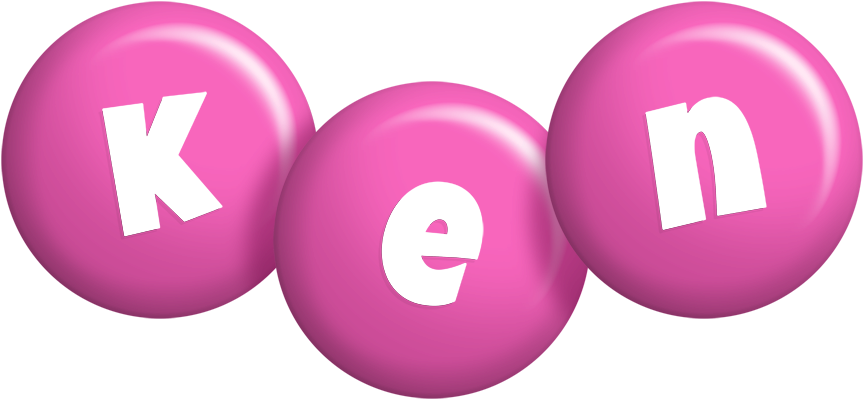 Ken candy-pink logo