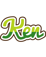 Ken golfing logo