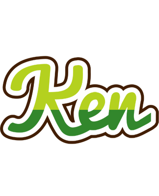 Ken golfing logo