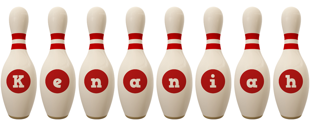 Kenaniah bowling-pin logo