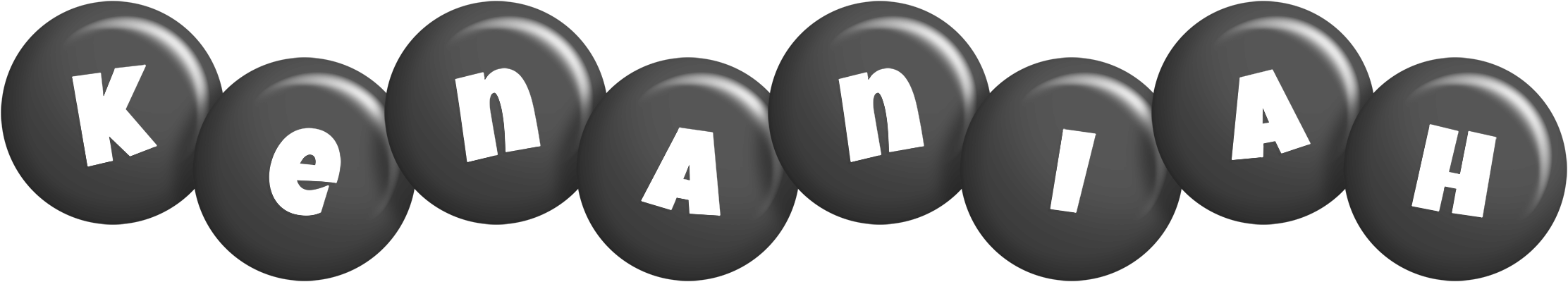Kenaniah candy-black logo