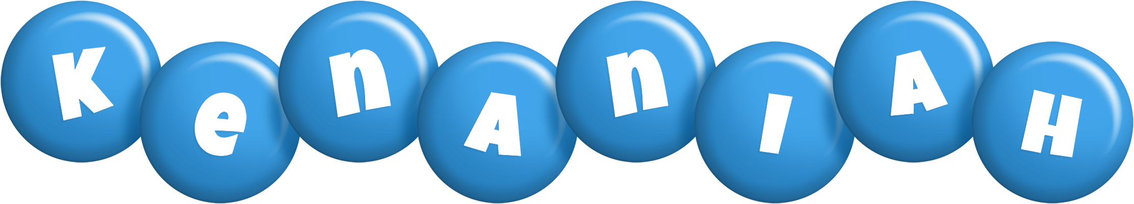 Kenaniah candy-blue logo