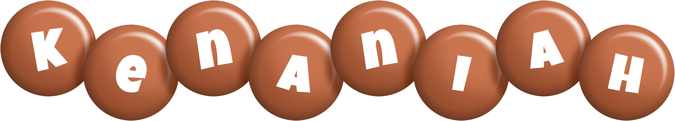 Kenaniah candy-brown logo