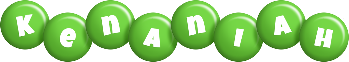 Kenaniah candy-green logo