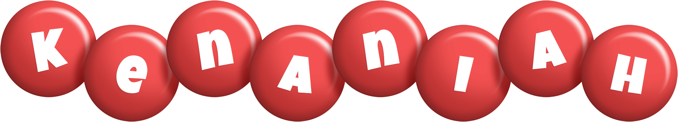Kenaniah candy-red logo