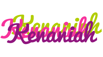 Kenaniah flowers logo