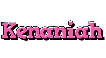 Kenaniah girlish logo