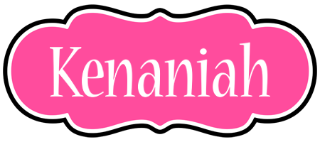 Kenaniah invitation logo