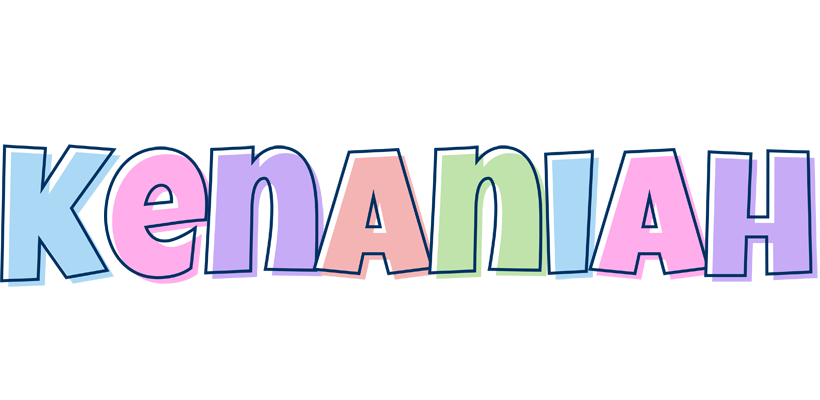Kenaniah pastel logo