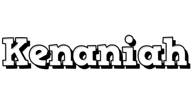 Kenaniah snowing logo