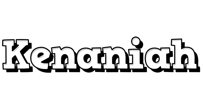 Kenaniah snowing logo