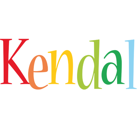 Kendal birthday logo