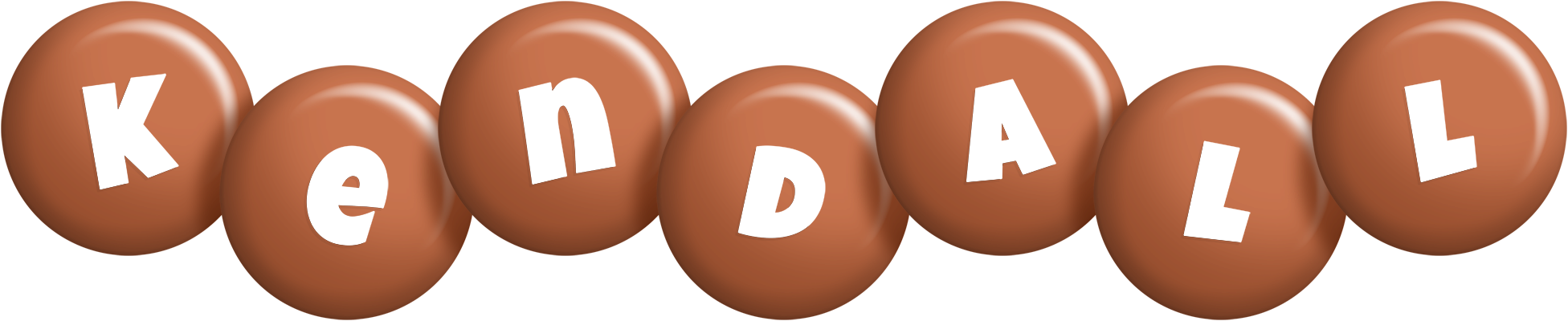Kendall candy-brown logo