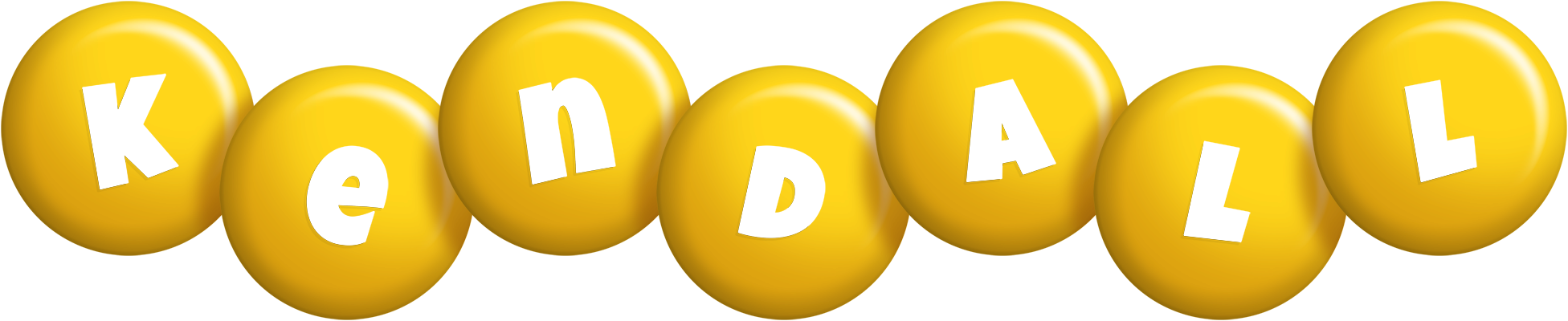 Kendall candy-yellow logo